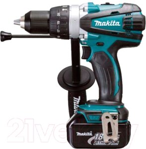 Профессиональная дрель-шуруповерт Makita DHP458RFE