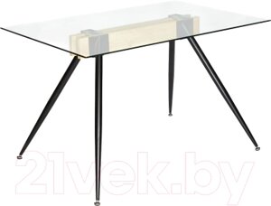 Обеденный стол Tetchair Frondo металл/стекло/дерево