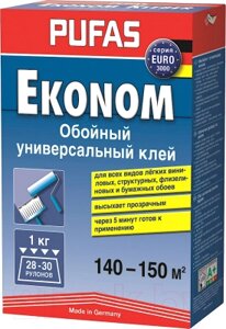 Клей для обоев Pufas Эконом Euro 3000 универсальный