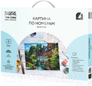 Картина по номерам Три совы Кольмар. Франция / КХ_44181