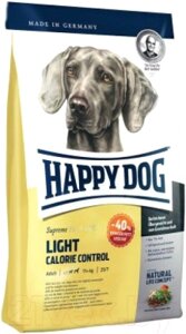 Сухой корм для собак Happy Dog Light Calorie Control Птица, лосось, рыба, ягненок, мидии / 60772