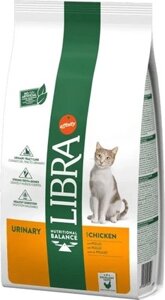 Сухой корм для кошек Libra Cat Urinary при мочекаменной болезни с курицей