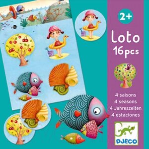 Развивающая игра Djeco Лото 4 сезона / 08123