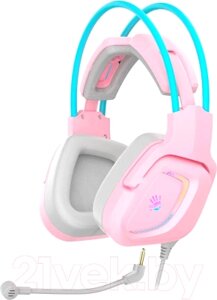 Наушники-гарнитура A4Tech Bloody Sky Pink G575