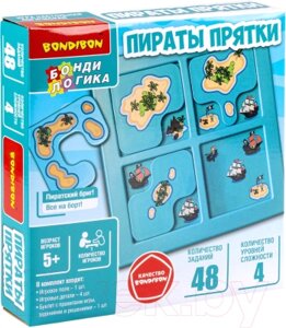 Настольная игра Bondibon БондиЛогика Пираты. Прятки / ВВ6010