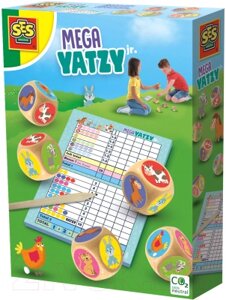 Настольная игра SES Creative Игры в кости Mega Yatzy / 02294