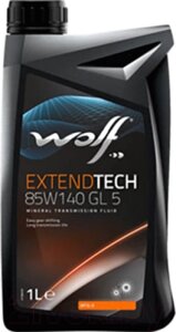 Трансмиссионное масло WOLF ExtendTech 85W140 GL 5 / 2309/1