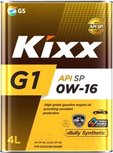Моторное масло Kixx G1 SP 0W16 / L216444TE1