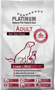 Сухой корм для собак Mypets Platinum Adult с ягненком и рисом / 3013-15