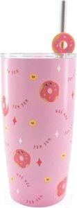 Многоразовый стакан Miniso Happy Foods Collection Donut / 6755