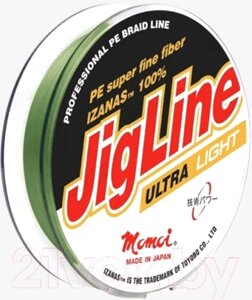 Леска плетеная Momoi JigLine Ultra Light 0.03мм / 411886