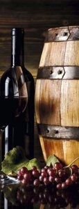 Картина на стекле Stamprint Бочонок вина КТ049