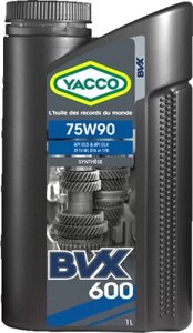 Трансмиссионное масло Yacco BVX 600 75W90