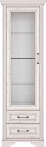 Шкаф с витриной Black Red White Stylius B169-REG1W2S