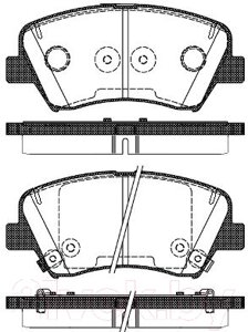 Тормозные колодки Remsa 141232