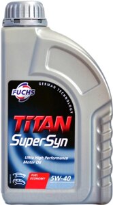 Моторное масло Fuchs Titan Supersyn 5W40 600930769/600790028/601425813/602003195