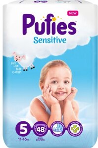 Подгузники детские Pufies Sensitive Junior 11-16кг