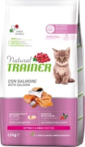 Сухой корм для кошек Trainer Natural Kitten Salmon