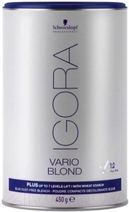 Порошок для осветления волос Schwarzkopf Professional Vario Blond Plus голубой