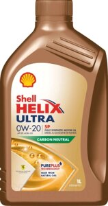 Моторное масло Shell Helix Ultra SP 0W20