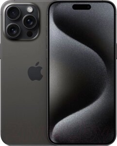 Смартфон Apple iPhone 15 Pro Max 256GB A3106 / A3105 (черный титан)