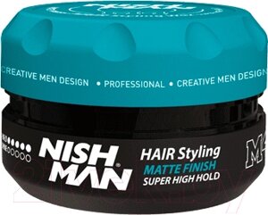 Воск для укладки волос NishMan M4 матовая сильной фиксации