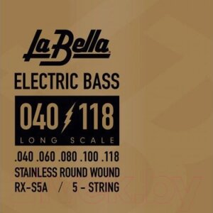 Струны для бас-гитары La Bella RX-S5A