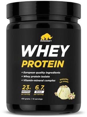 Протеин Prime Kraft Whey фисташковое мороженое - гарантия