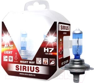 Комплект автомобильных ламп AVS Sirius Night Way A78950S
