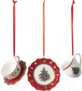 Набор елочных игрушек Villeroy & Boch Toys Delight Decoration. Сервиз / 14-8659-6665