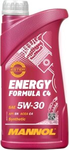 Моторное масло Mannol Energy Formula C4 5W30 / MN7917-1