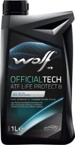 Трансмиссионное масло WOLF OfficialTech ATF Life Protect 8 / 3016/1