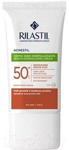 Крем для лица Rilastil Acnestil Себо-нормализующий для кожи склонной к акне SPF 50+