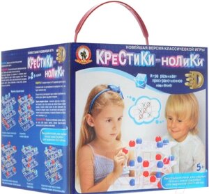 Настольная игра Русский стиль Крестики-нолики 3Д / 09020