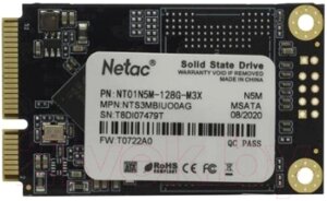 SSD диск Netac 128GB / NT01N5M-128G-M3X