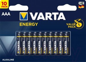 Комплект батареек Varta Еnergy АAА LR03 10BL