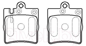 Тормозные колодки HSB HP9534