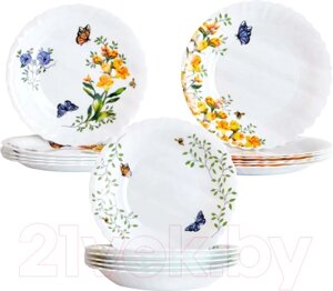 Набор тарелок ROYAL GARDEN Pansies POSET18VPA