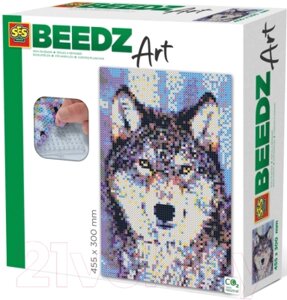 Развивающая игра SES Creative Beedz Art Волк / 06001