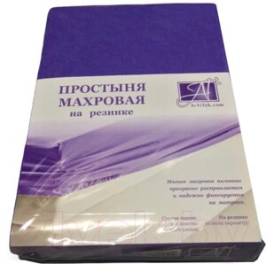 Простыня AlViTek Махровая на резинке 140x200x20 / ПМР-ФА-140