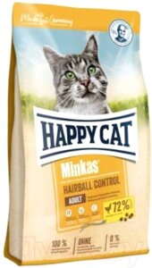 Сухой корм для кошек Happy Cat Minkas Hairball Control Geflugel / 70411