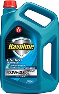 Моторное масло Texaco Havoline Energy 0W20 / 804046MHE