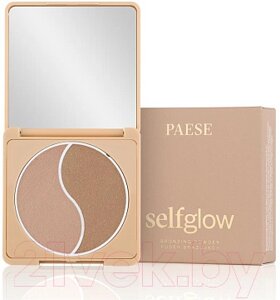 Бронзер Paese Self-Glow с бронзирующим эффектом тон светлый