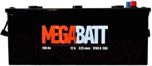 Автомобильный аккумулятор Mega Batt 1200A CCA L+ конус / 6СТ-190 NR