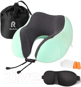 Подушка на шею RoadLike Travel Kit Velvet / 407128