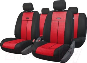 Комплект чехлов для сидений Autoprofi TT-902M BK/RD