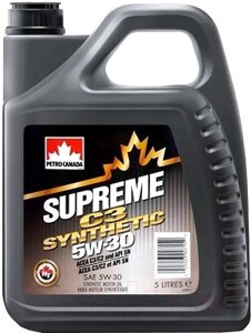 Моторное масло Petro-Canada Supreme C3 Synthetic 5W30 / MOSNC53C20