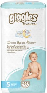 Подгузники детские Giggles Premium Junior 5 Jumbo Pack