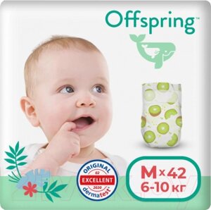 Подгузники детские Offspring M 6-10кг Киви / OF01M42KIW