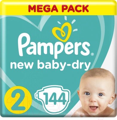 Подгузники детские Pampers New Baby-Dry 2 Mini от компании Бесплатная доставка по Беларуси - фото 1